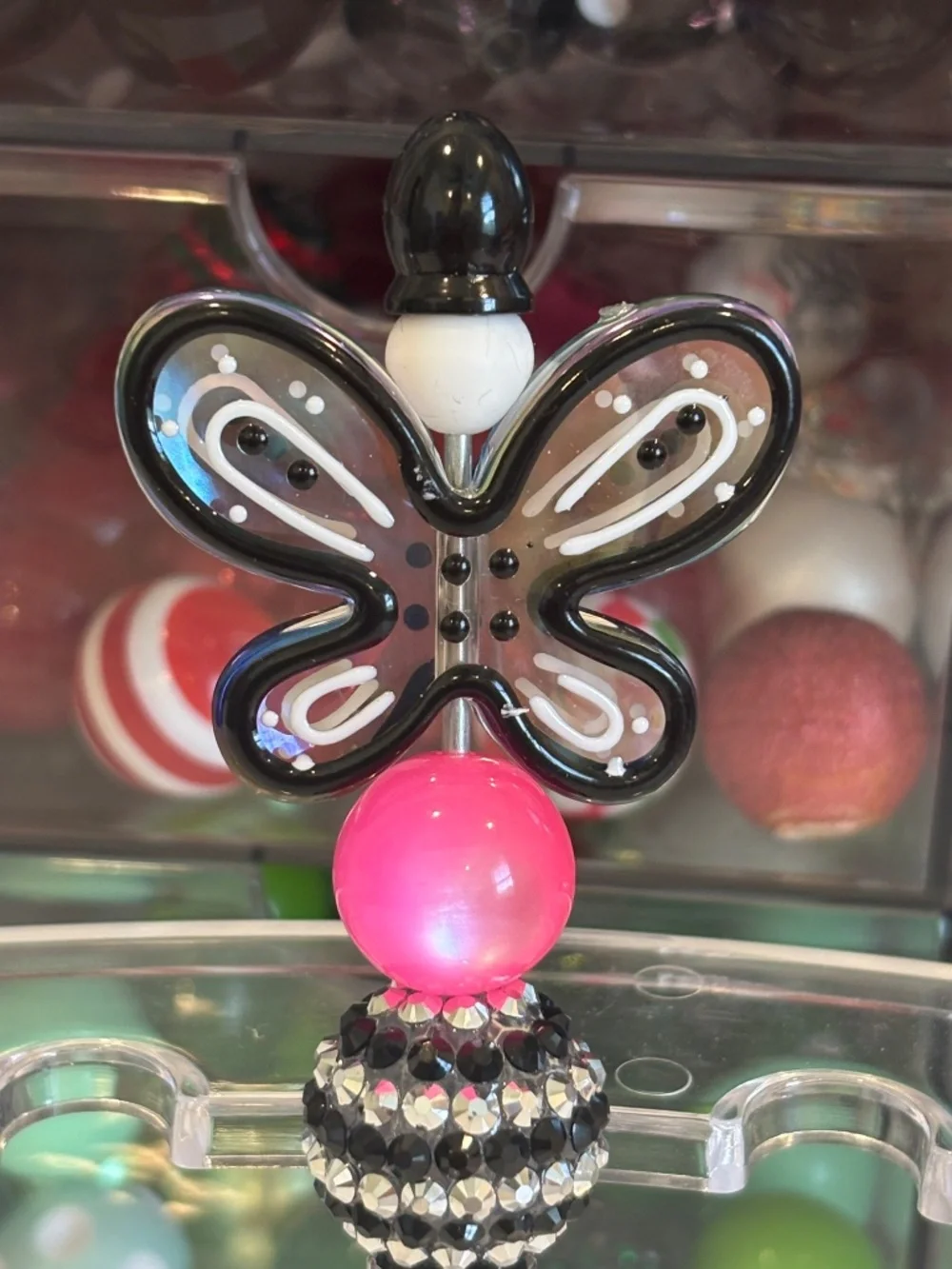 Handmade beaded stylus